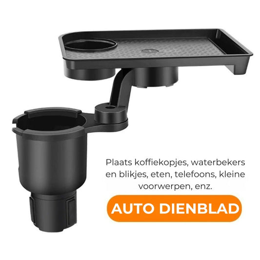 FlexiTray – 4-in-1-Becherhalter & Snacktablet