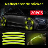 Leuchtende Auto-Radaufkleber (20 Stück)