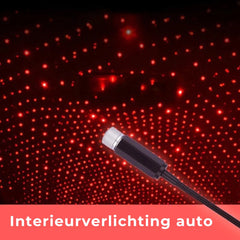 USB Projectielampje Auto Sfeerverlichting
