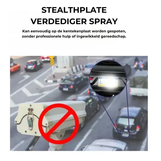 Reflecterende spray voor nummernschilder