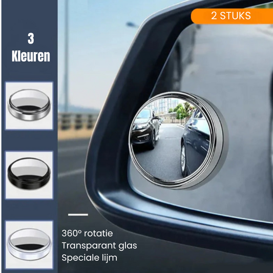 360-graden mini-rugspiegel (1 paar)