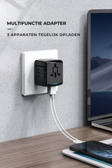 Alles-in-één Reislader Adapter