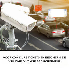 Reflecterende spray voor kentekenplaat