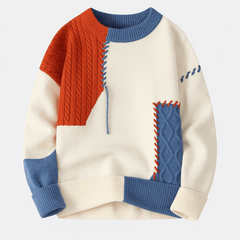 Finezo | Arty Patch Pullover - Finezo.de