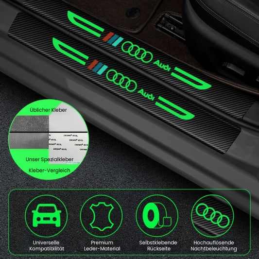 Glow-in-the-Dark Carbon-Aufkleber