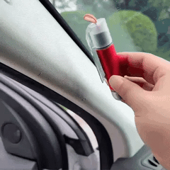 Emergency hammer + seat belt cutter