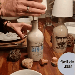 Marina Brillo Flaschenlampe