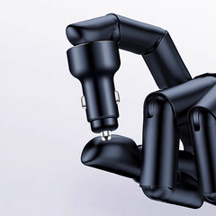 PowerLuxe Car Fast Charger with Ambient Light - Customizable Logo