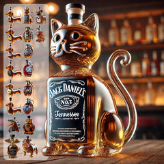 Künstlerische Whiskyflaschen