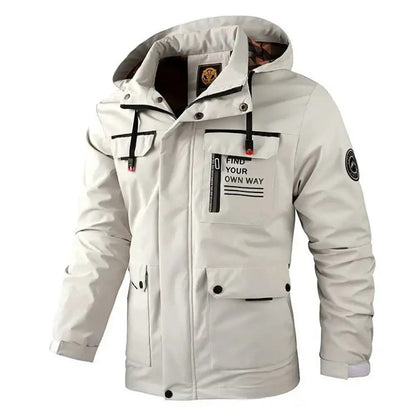 Wind- und wasserdichte Winterjacke für Herren 