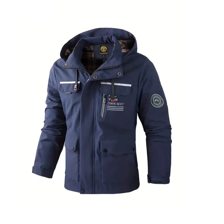Wind- und wasserdichte Winterjacke für Herren