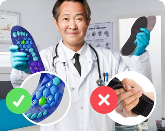 Druckpunkt Schuhsohlen-2 Stücke/Set