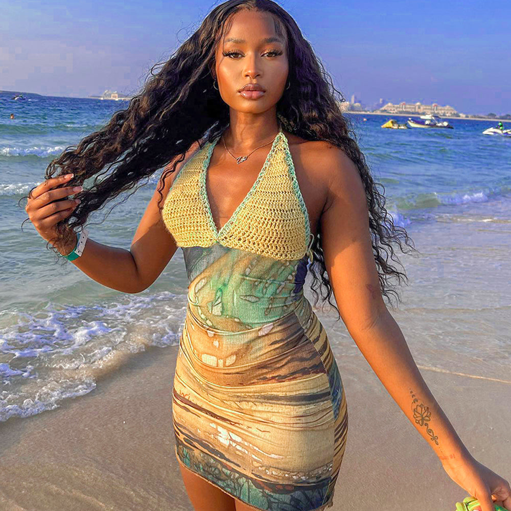 Fashion High Waisted Satin Suspender Dress for Women Sexy Elegant Bodycon Outfit Evening Dress