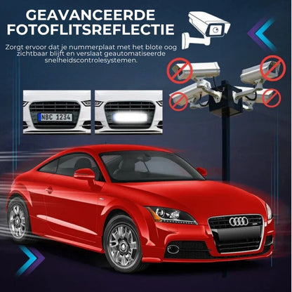 Reflektierendes Spray für Nummernschilder