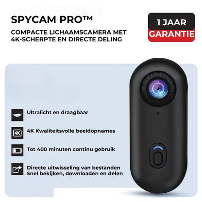 SpyCam PRO – Tragbare HD-Videokamera mit Bewegungserkennung