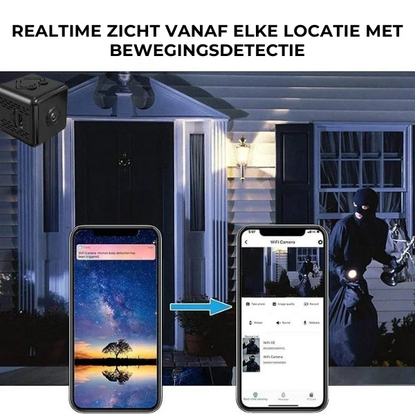 4K Ultra HD™ Minispioncamera + Gratis 32 GB SD-kaart