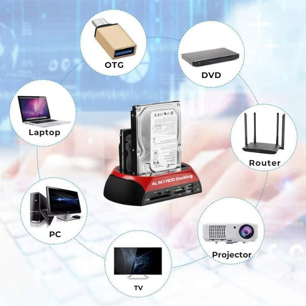 Harde schijf docking station