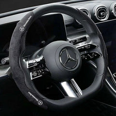 Lenkradbezug aus Wildleder