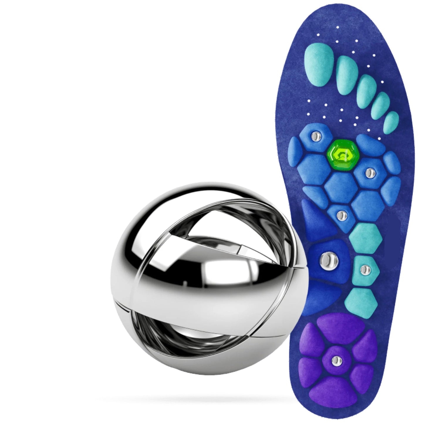 Druckpunkt Schuhsohlen-2 Stücke/Set