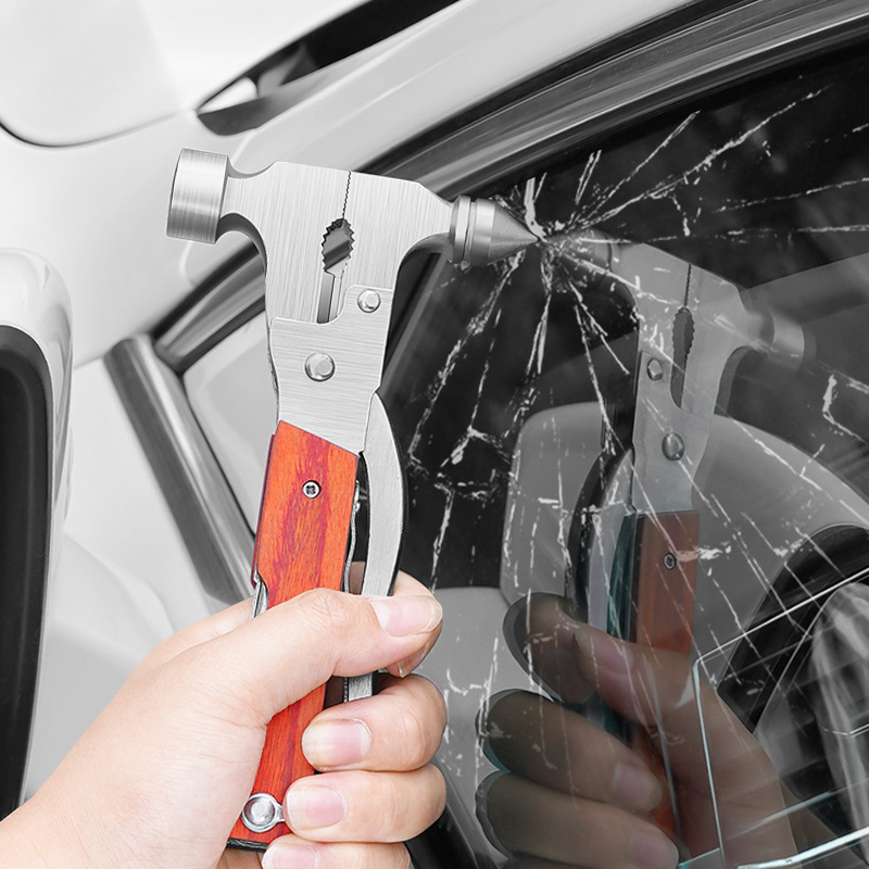 Multi-Functional Car Safety Hammer - Emergency Tool for Escape & Protection