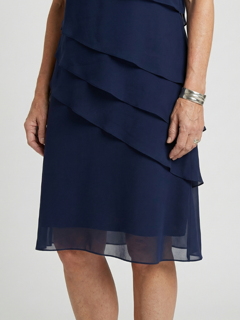 Luisa | Figurbetontes Midikleid