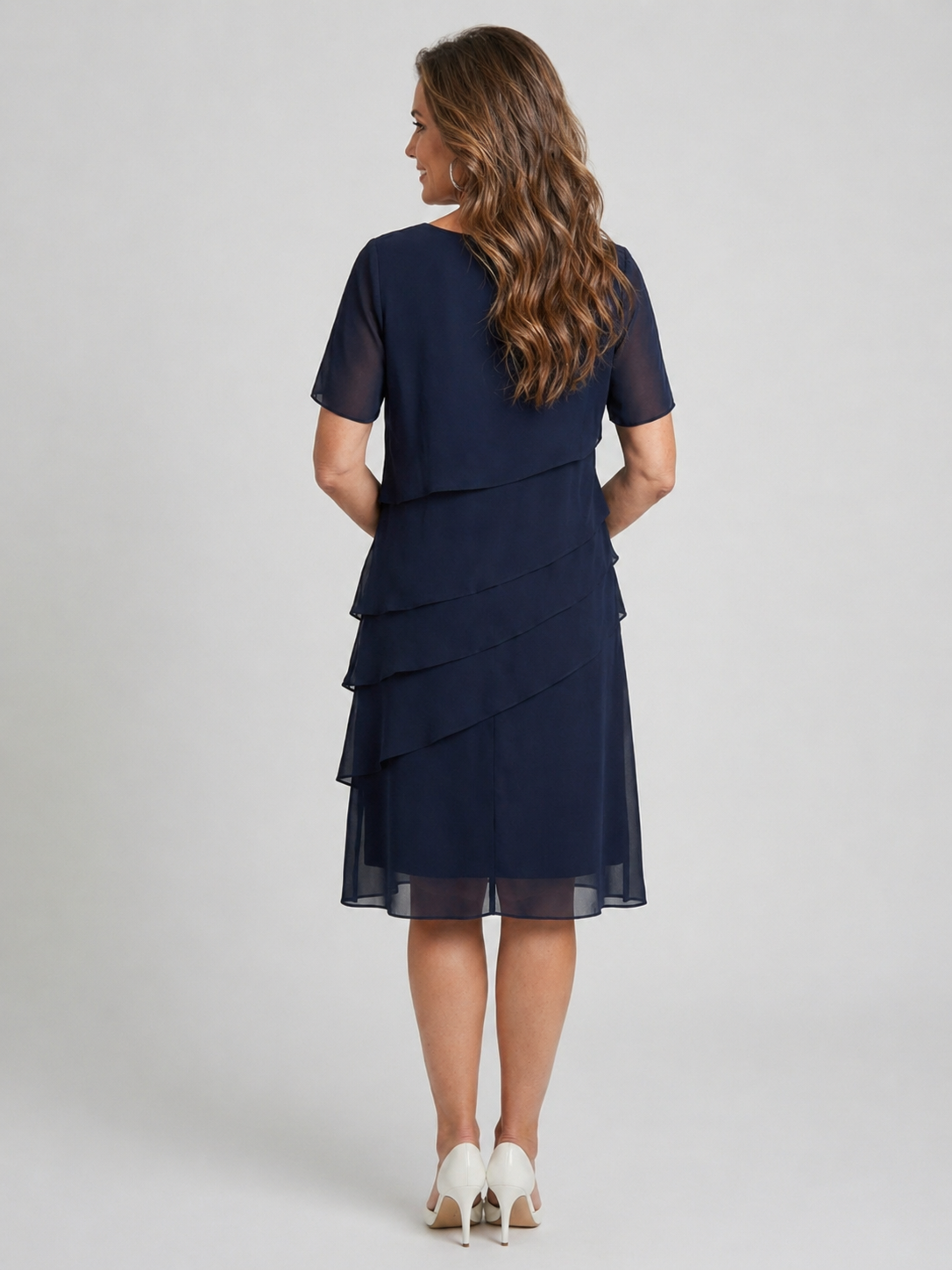 Luisa | Figurbetontes Midikleid