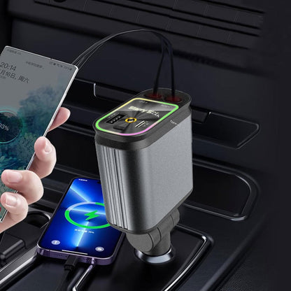 Autolader met ausziehbarem-kabel