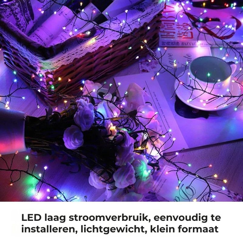 LED-Lichterkette aus Kupferdraht