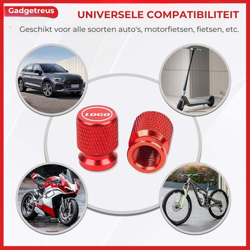 Universelle, individuell anpassbare Ventilkappe (4 Stück)