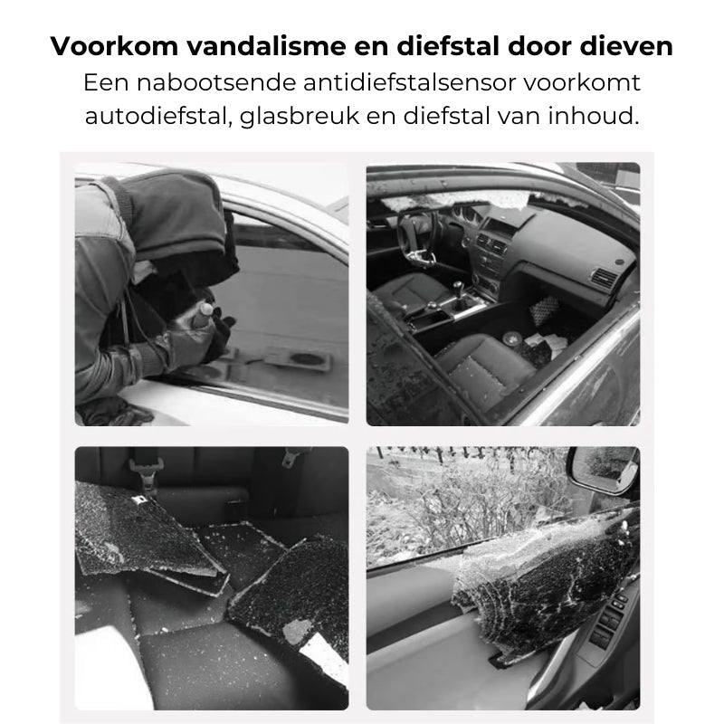 Autodiefstalbeveiliging op zonne-energie