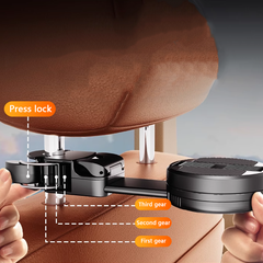 Clip-On Car Seat Hook: Flexible Folding, Strong Load Capacity