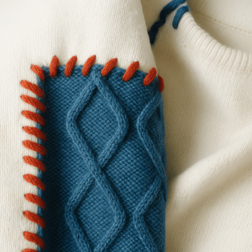 Finezo | Arty Patch Pullover - Finezo.de