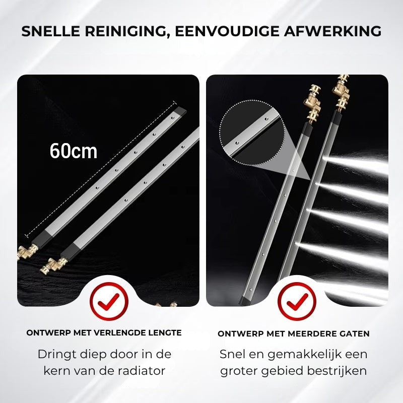 Effizientes Autoreinigungswerkzeug – Kühlerreinigung