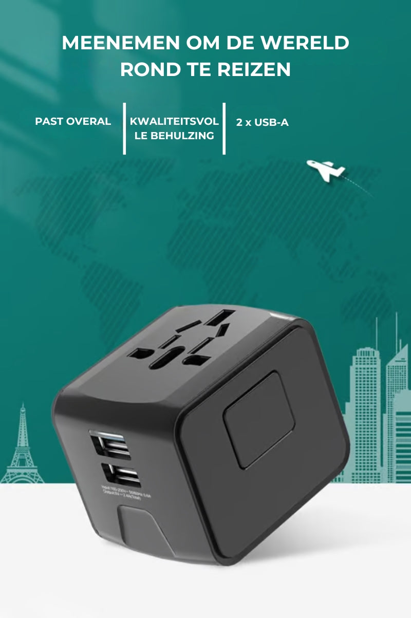 Alles-in-één Reislader Adapter