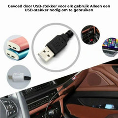 USB Projectielampje Auto Sfeerverlichting
