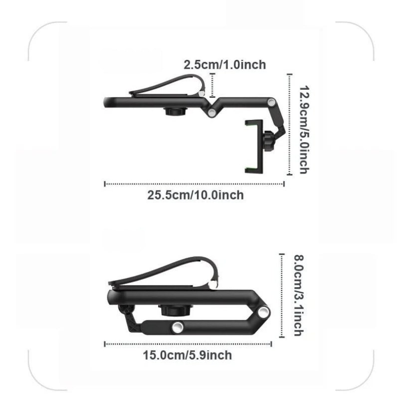 1080° verstellbare Auto-Handyhalterung
