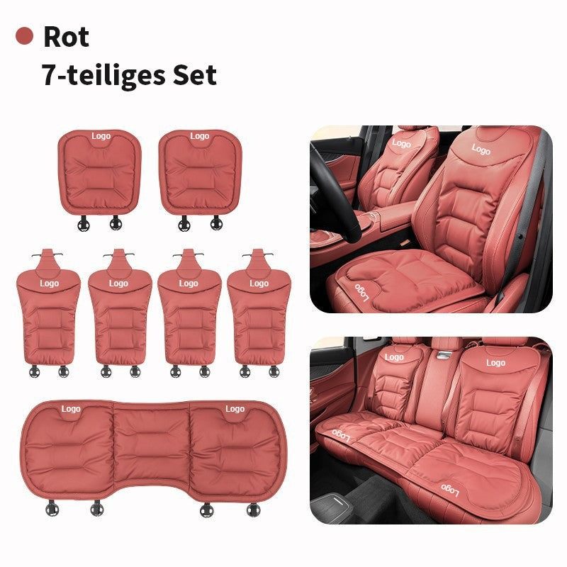 Leather Logo Car Seat Cover