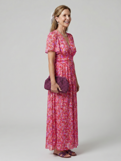 Hanna Midikleid Blümchenmuster – Ansicht 01