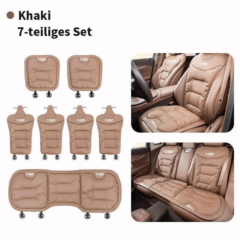 Autositzbezug aus Leder mit Logo