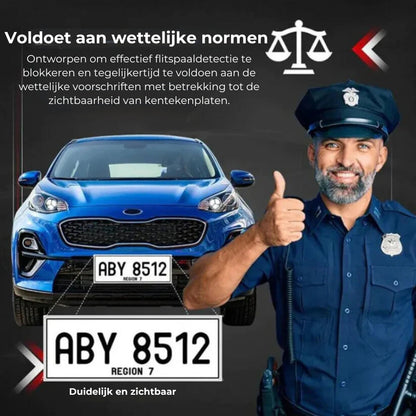 Reflektierendes Spray für Nummernschilder