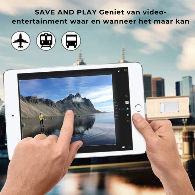 USB-stick voor iOS, Android en Windows