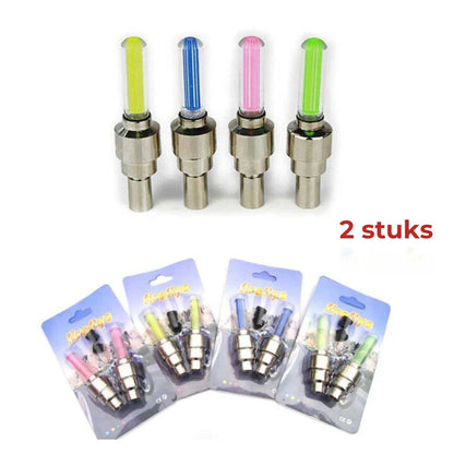 Reifenventilkappen mit LED-Beleuchtung (2 Stück)