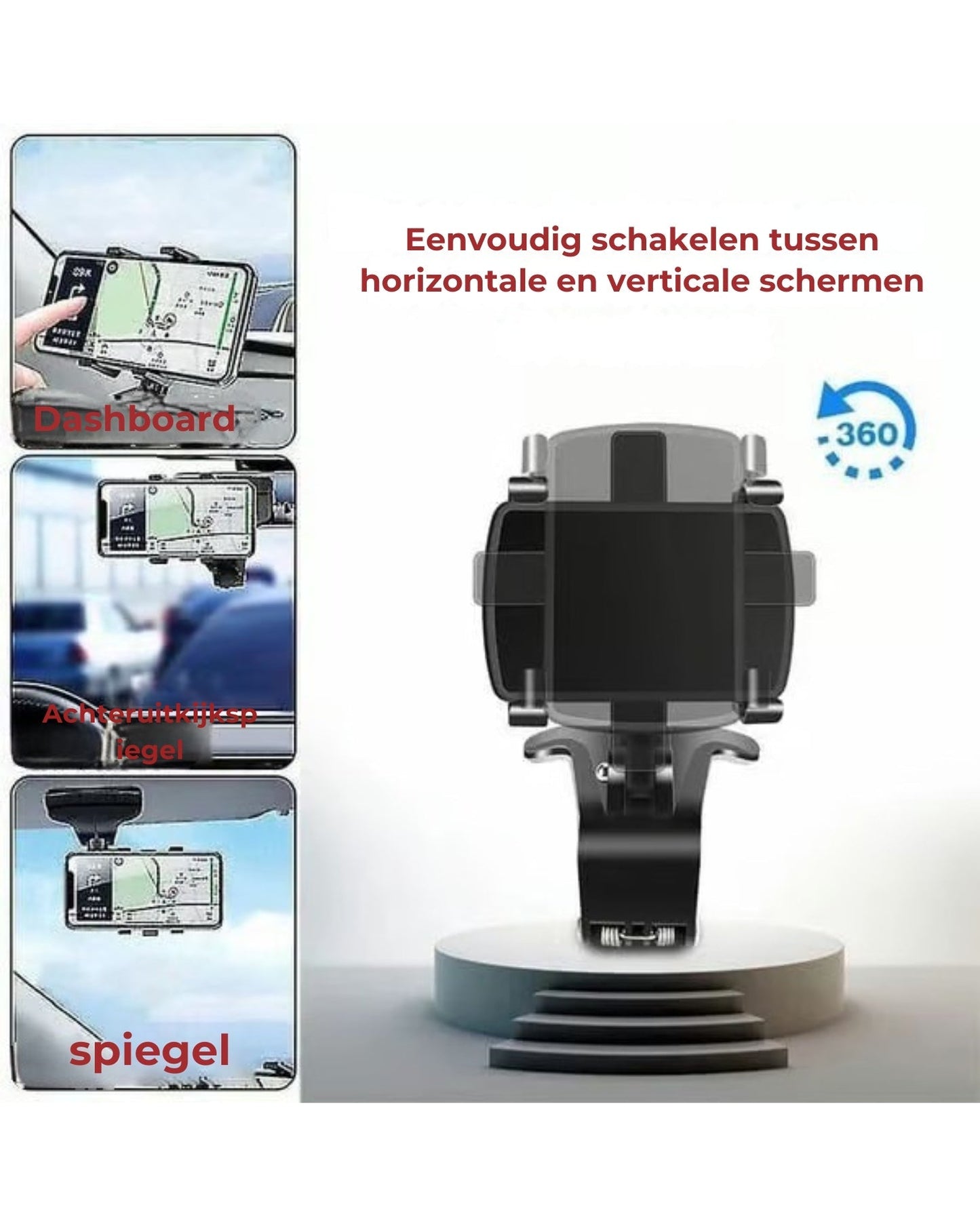 Drehbarer Handyhalter für das Armaturenbrett