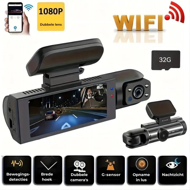 M8 Dual-Lens-Dashcam – 1080p HD – WLAN