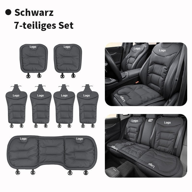 Autositzbezug aus Leder mit Logo
