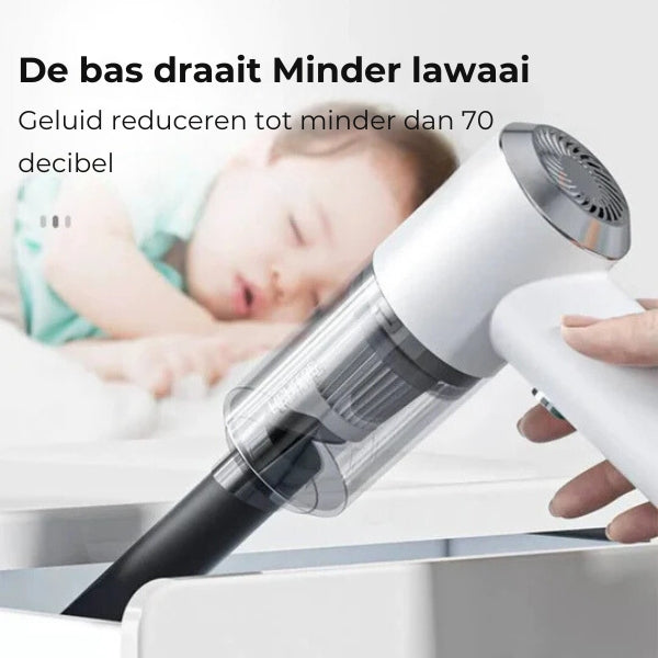 Mini snoerloze handstofzuiger