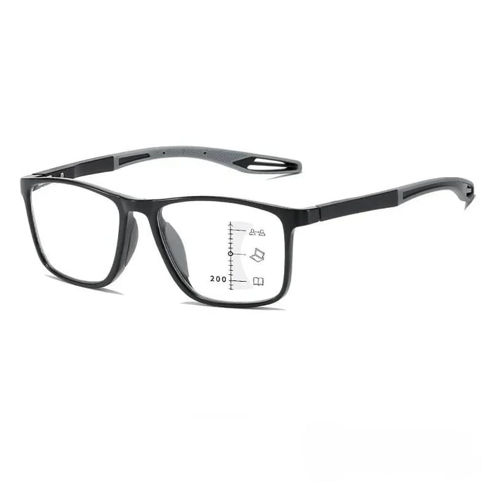 Vision-Sync Multifokal Alter Blumenbrille Sonnenbrille