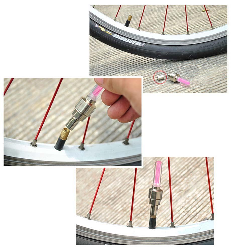 Reifenventilkappen mit LED-Beleuchtung (2 Stück)