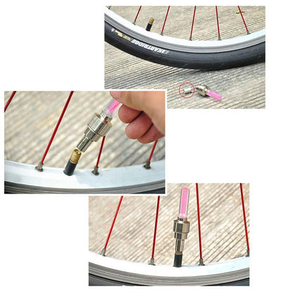 Reifenventilkappen mit LED-Beleuchtung (2 Stück)