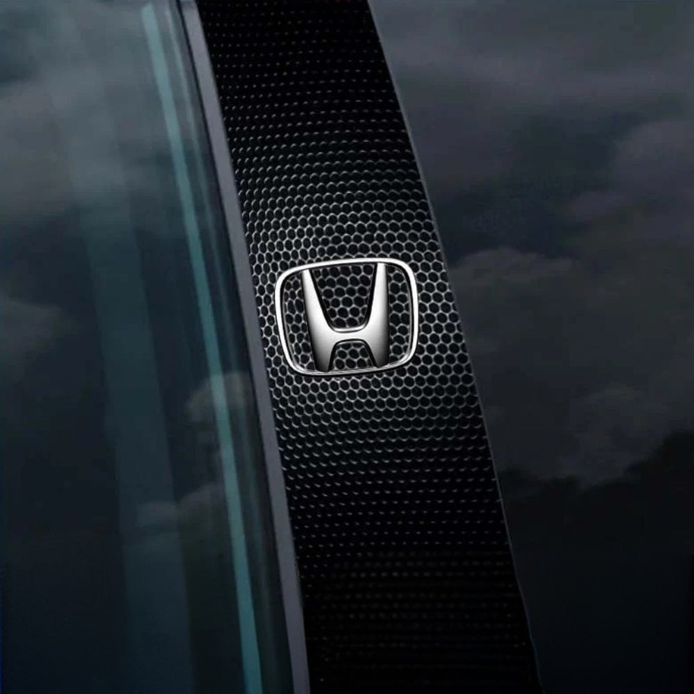 2 Stück Autofensteraufkleber mit Logo